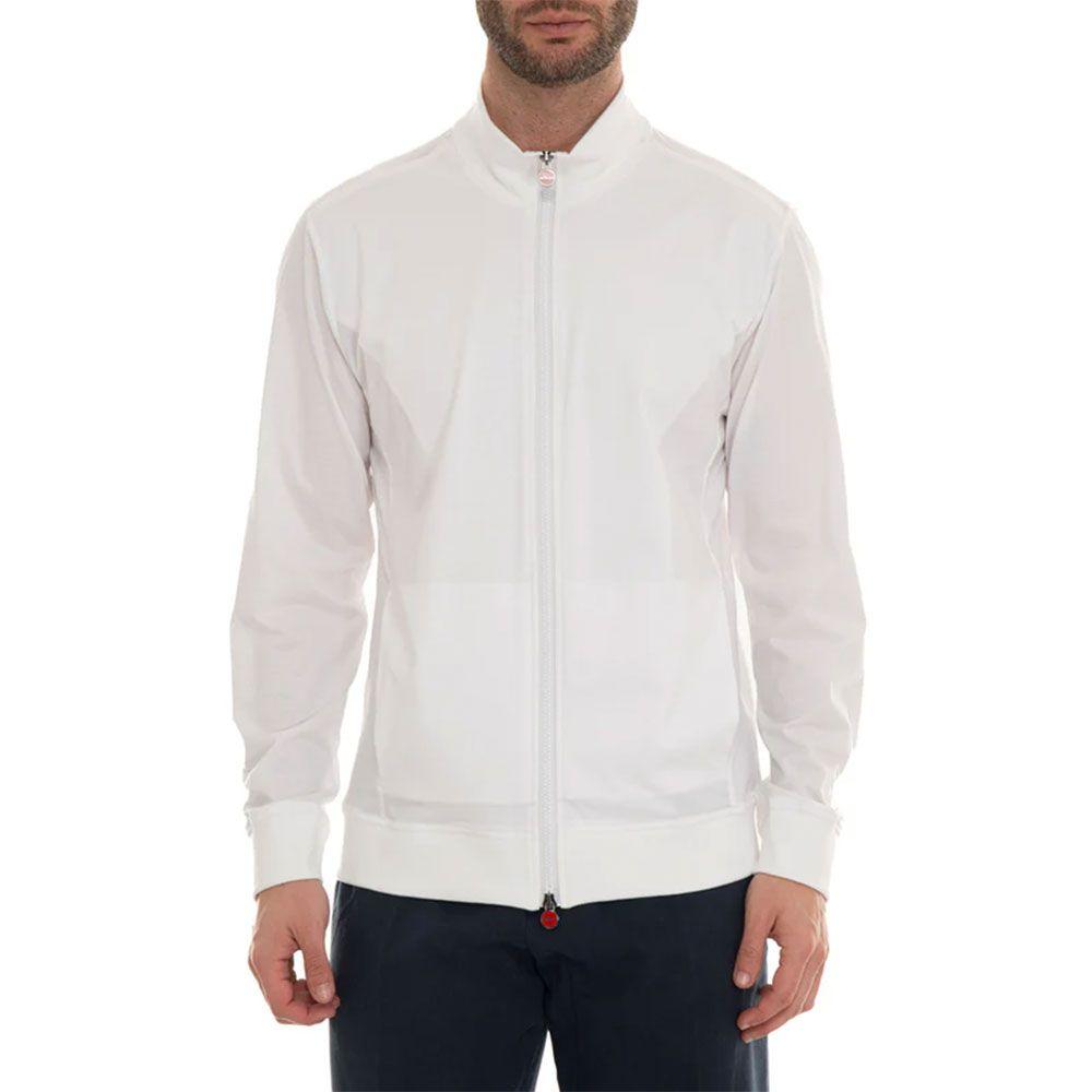 KITON bijeli muški duks sa rajsferšlusom