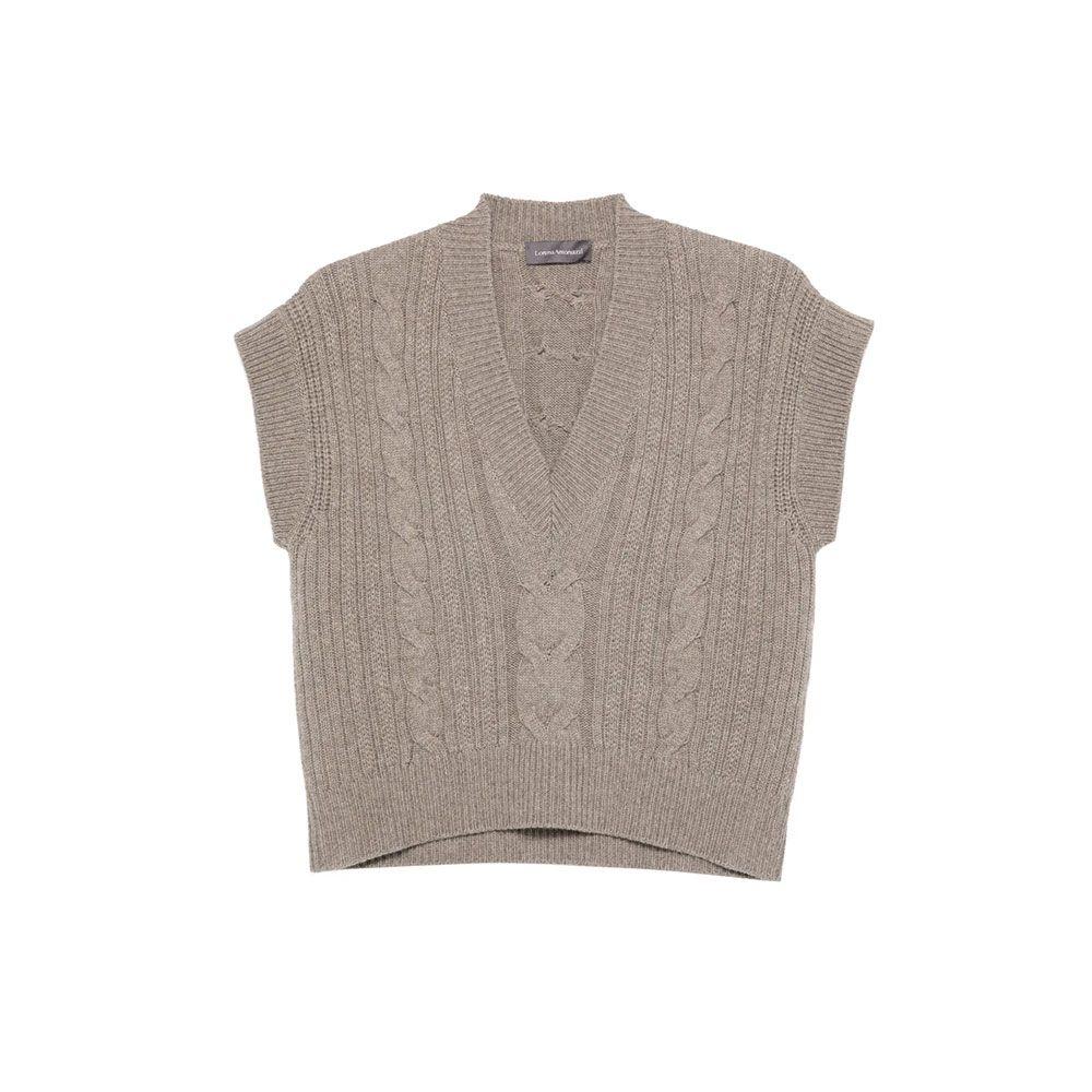 LORENA ANTONIAZZI svijetlo braon ženski prsluk 