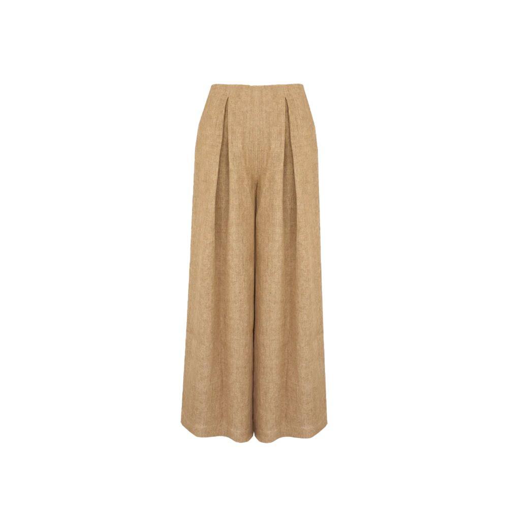 LORENA ANTONIAZZI kamel ženske pantalone