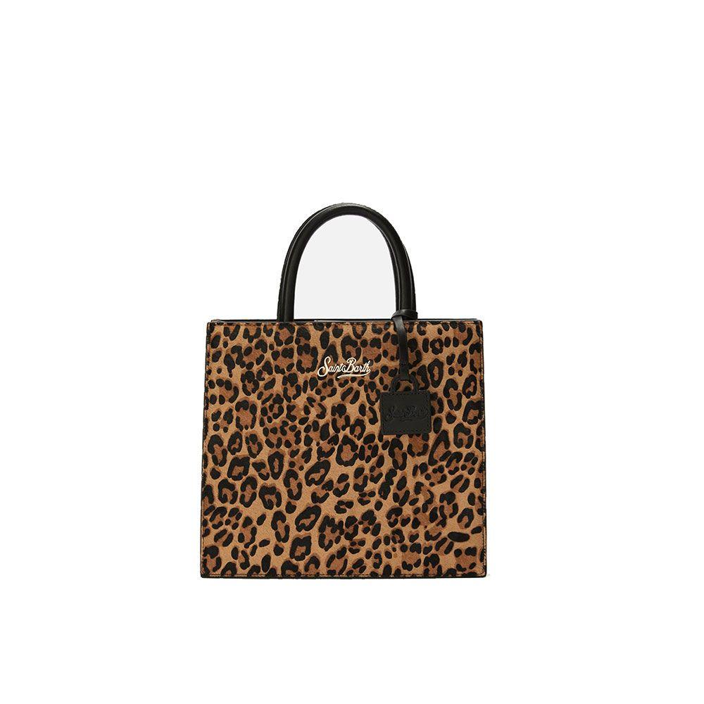 MC2 SAINT BARTH Shop bag midi leopard torba