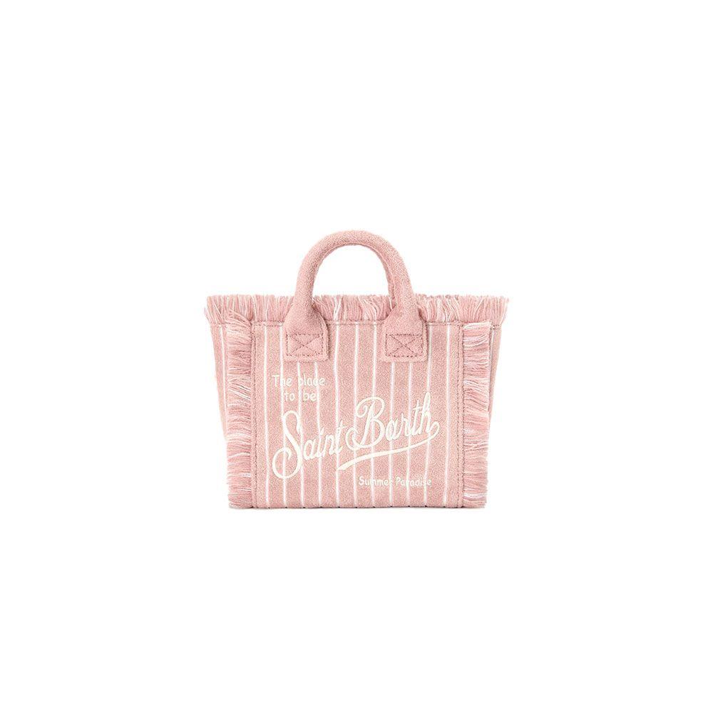 MC2 SAINT BARTH Vanity Mini Terry roza prugasta torba