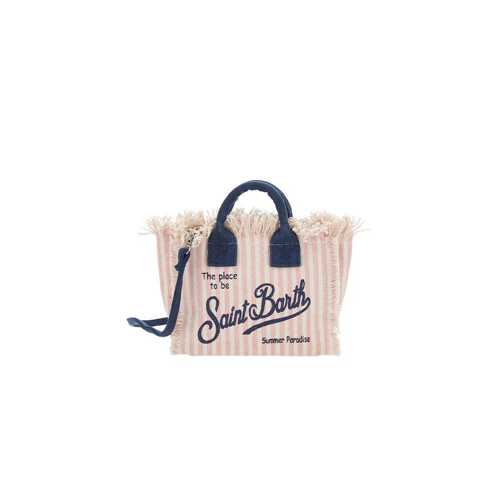 MC2 SAINT BARTH Vanity Mini roza prugasta torba