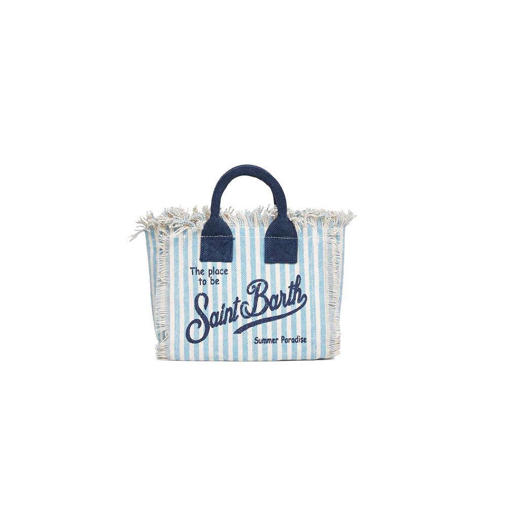 MC2 SAINT BARTH Vanity Mini plava prugasta torba