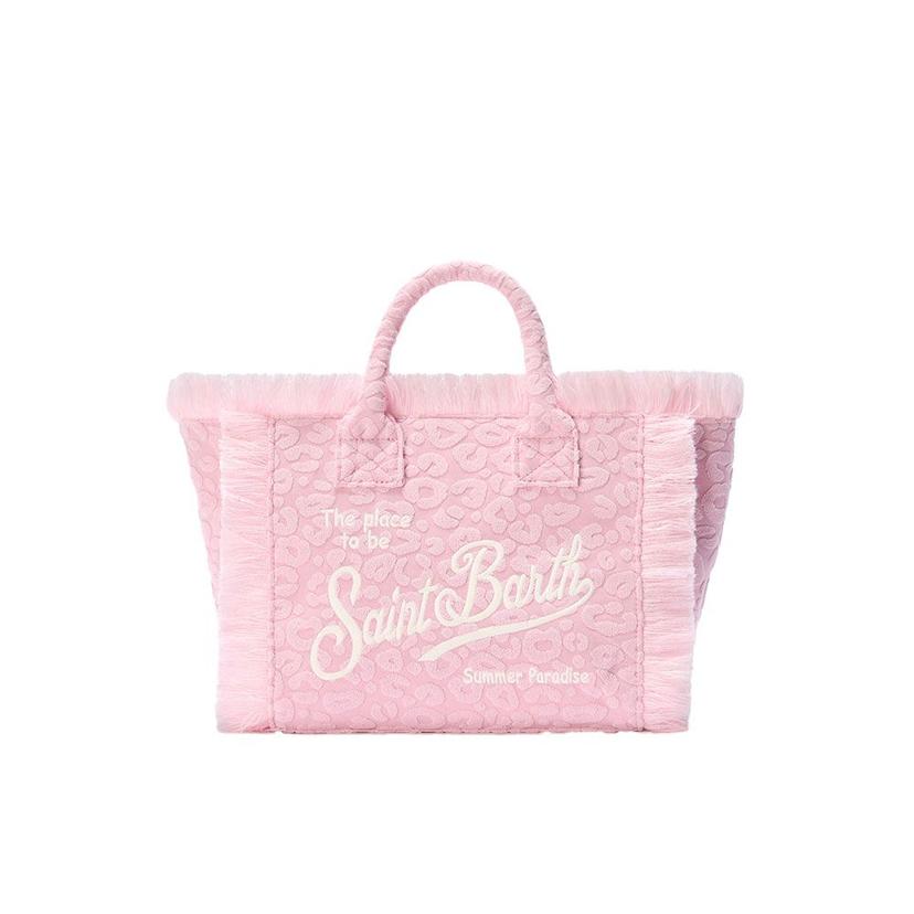 MC2 SAINT BARTH Colette roze torba od frotira