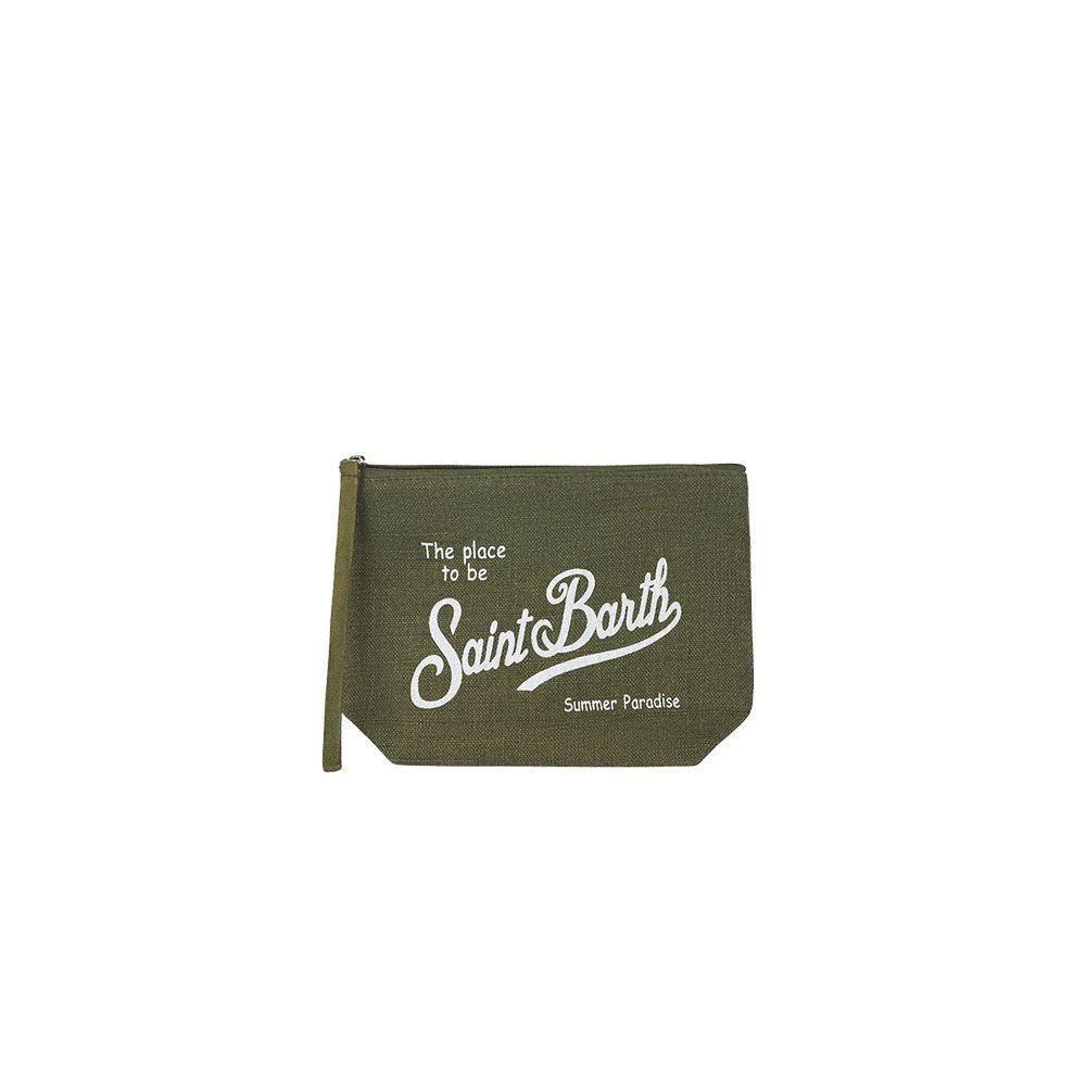 MC2 SAINT BARTH Aline maslinasti laneni neseser