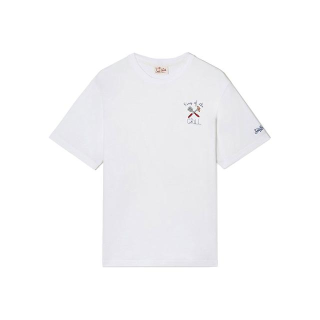 MC2 SAINT BARTH Portofino bijela muška majica sa 