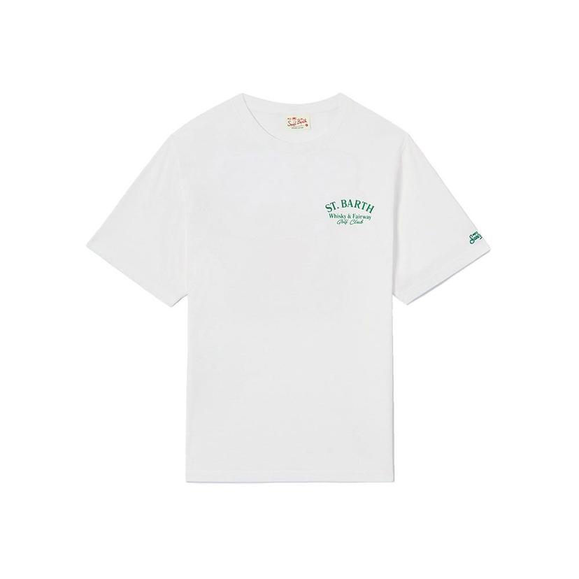 MC2 SAINT BARTH Portland bijela muška majica sa 