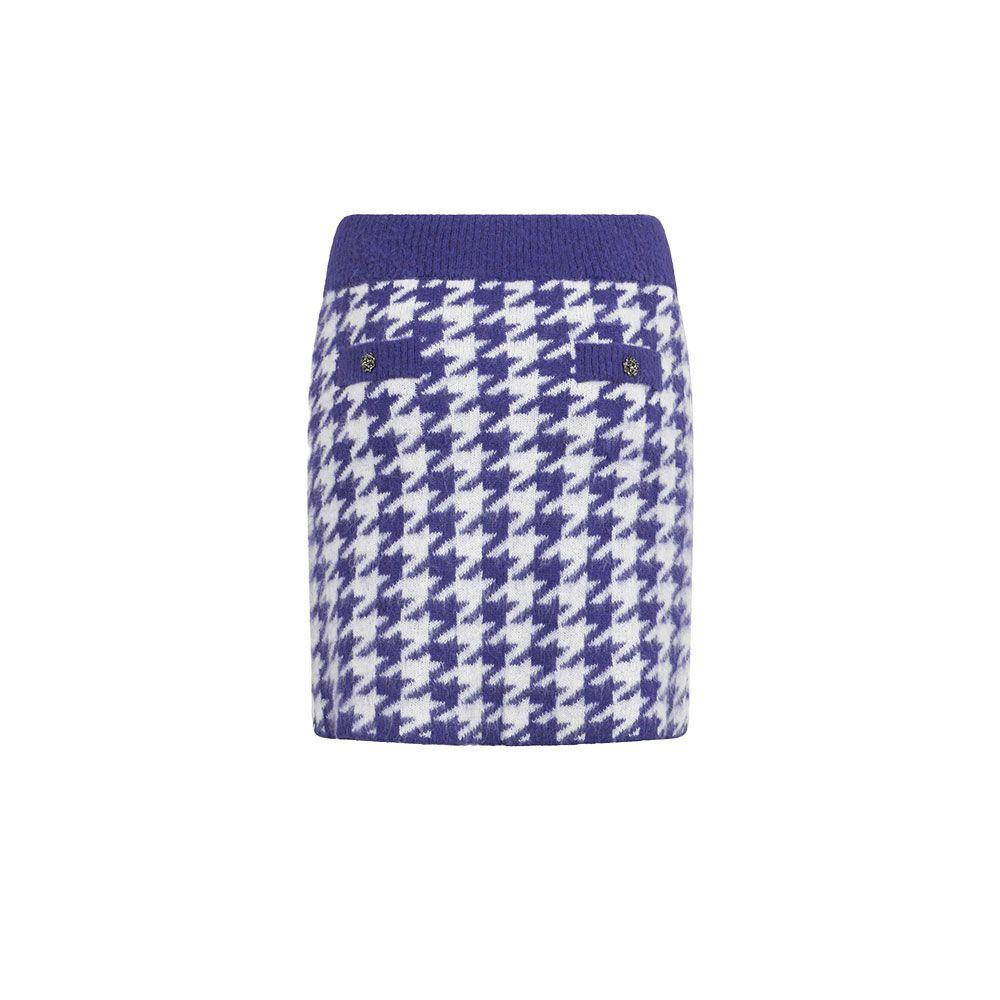 MC2 SAINT BARTH ljubičasta pepito pletena suknja