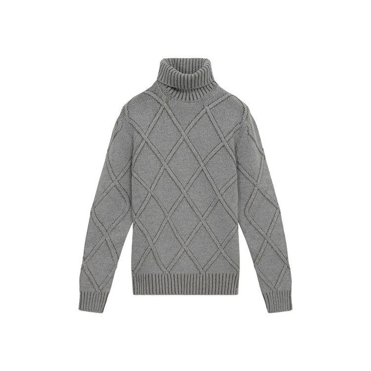 BARBA siva muška rolka na rombove