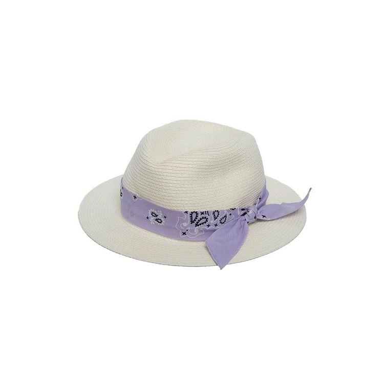 BORSALINO mliječno bijeli ženski šešir