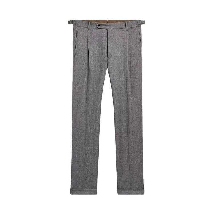 BERWICH platinum srednje sive muške retrolux pantalone