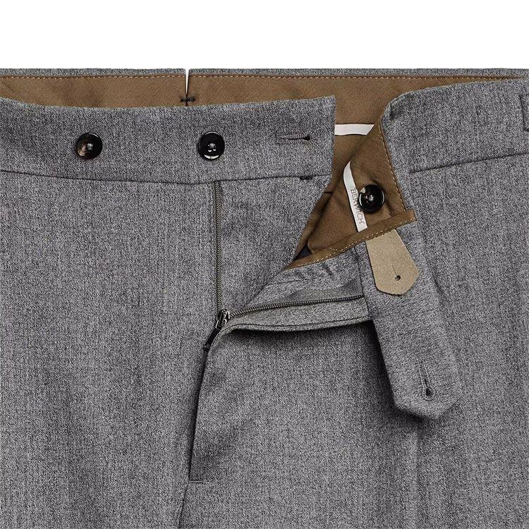 BERWICH platinum srednje sive muške retrolux pantalone