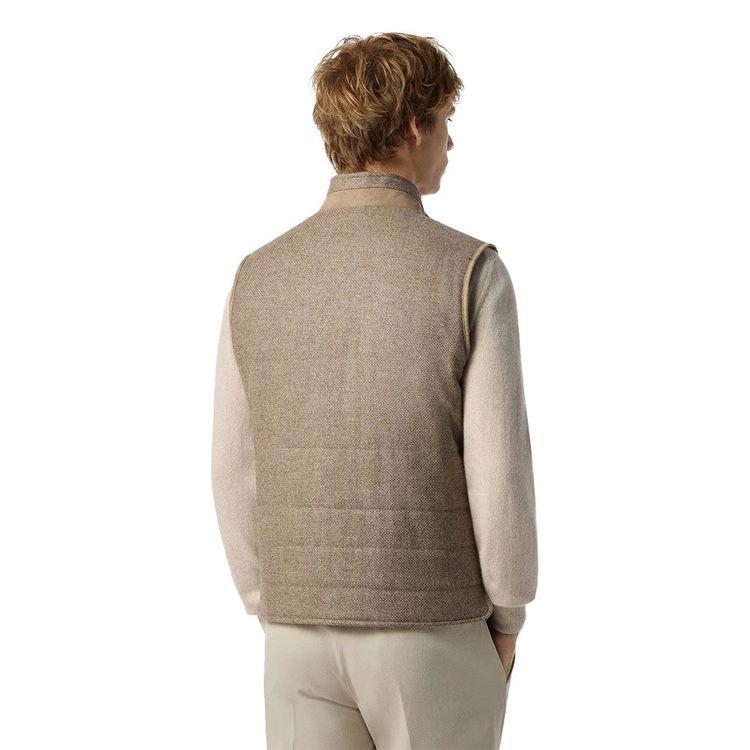 CORNELIANI svijetlo braon muški prsluk sa dva lica