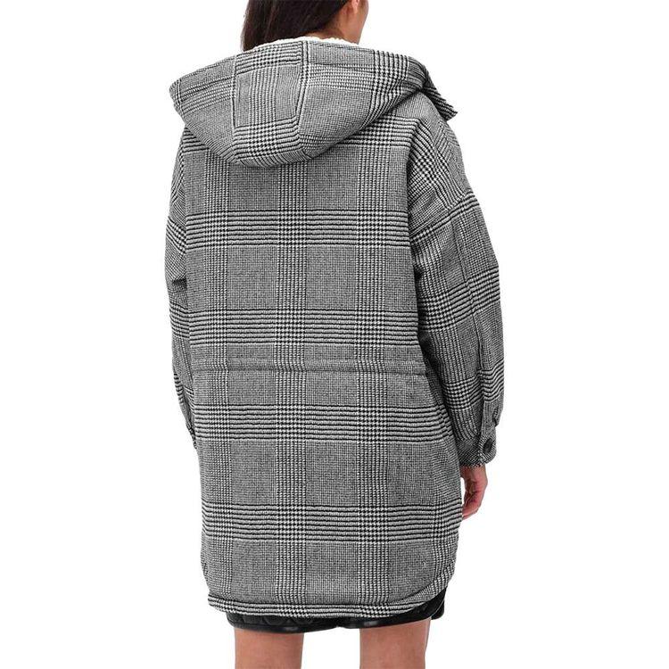 ERMANNO SCERVINO crno-bijela pepito jakna sa krznom