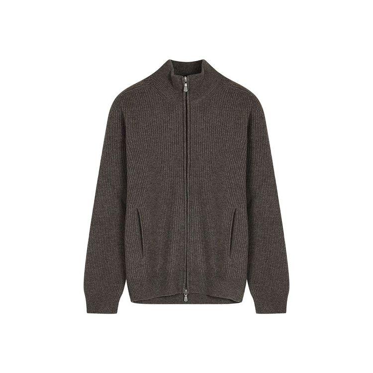 BARBA svijetlo braon muški džemper od kašmira