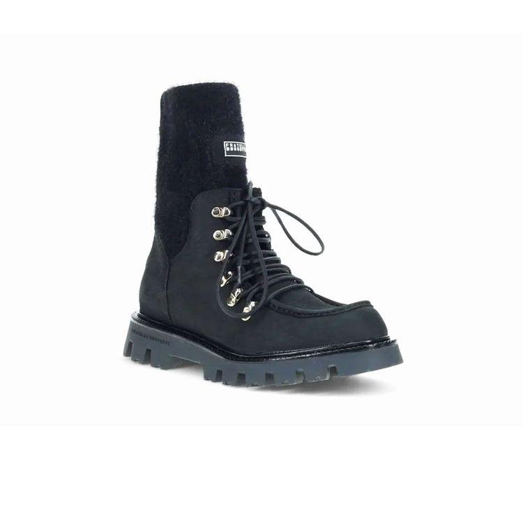 FRATELLI ROSSETTI crne ženske polučizme od brušene kože