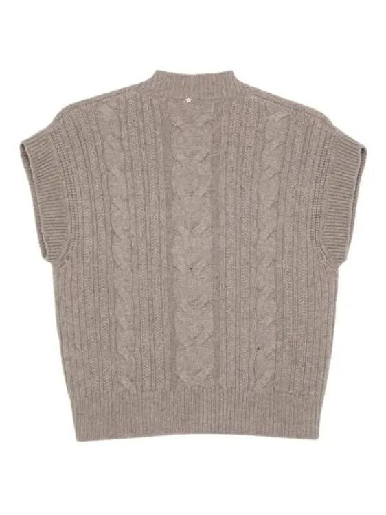 LORENA ANTONIAZZI svijetlo braon ženski prsluk 