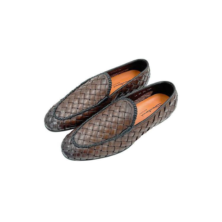 SANTONI braon muške mokasine