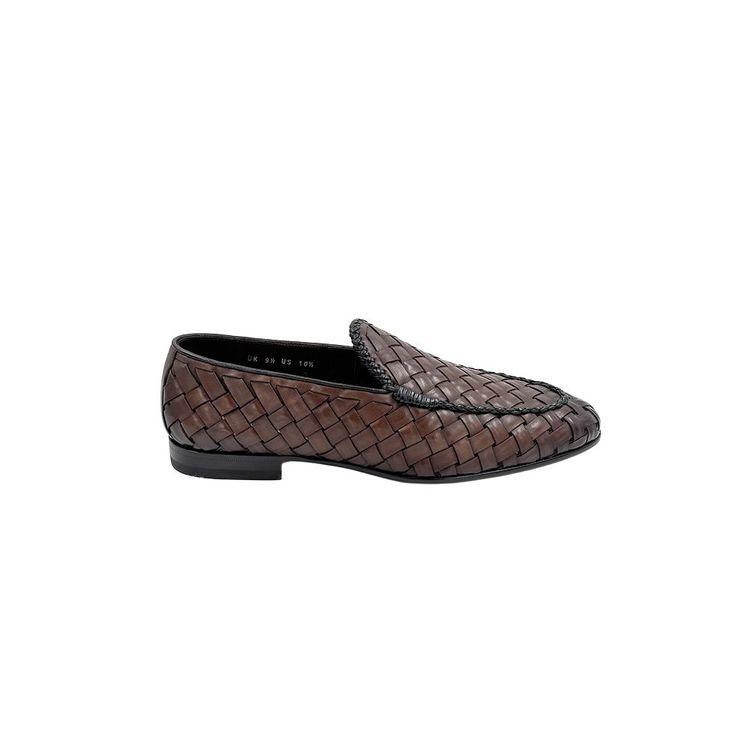 SANTONI braon muške mokasine