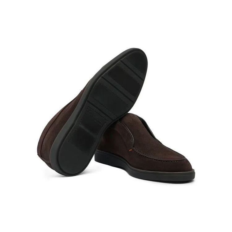 SANTONI braon muške cipele od antilopa