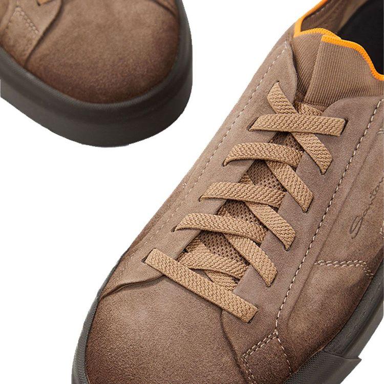 SANTONI svijetlo braon muške patike od prevrnute kože sa lastikom