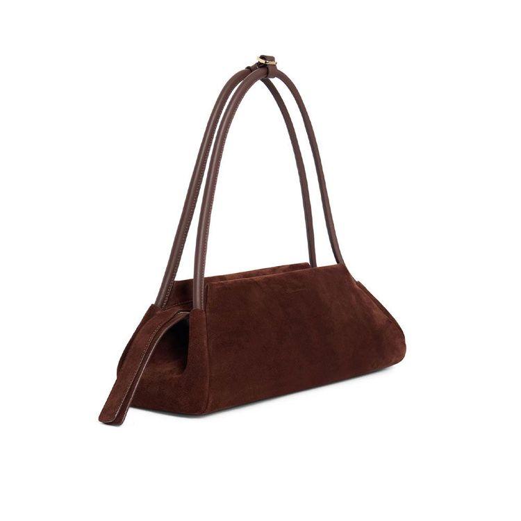 SANTONI braon ženska tašna od antilopa