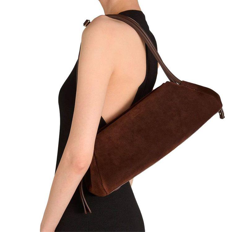 SANTONI braon ženska tašna od antilopa