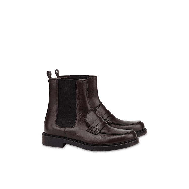 POLLINI braon ženske kožne polučizme sa lastikom sa strane