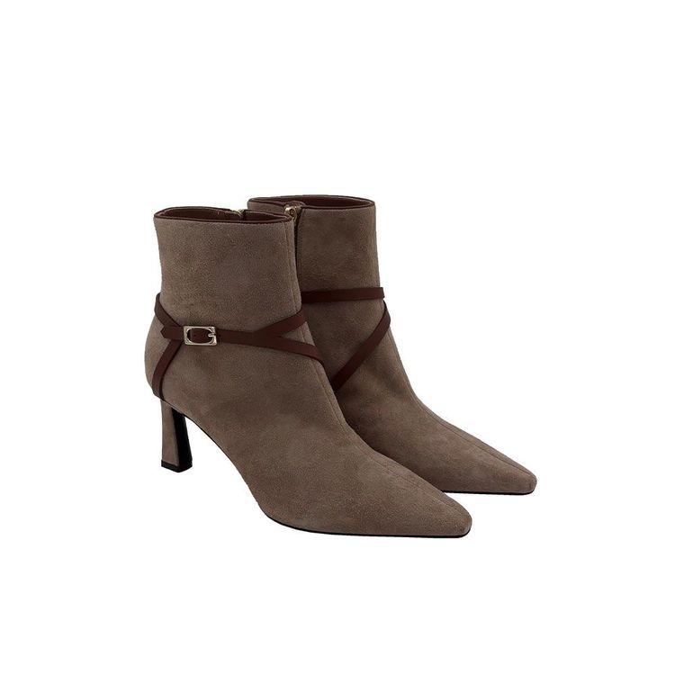 POLLINI bež ženske polučizme od prevrnute kože