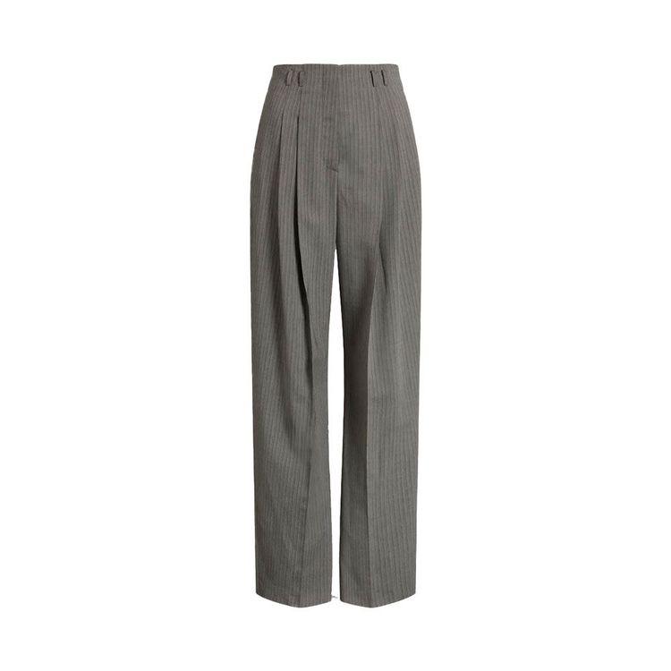 ALBERTA FERRETTI sive široke pantalone na falte