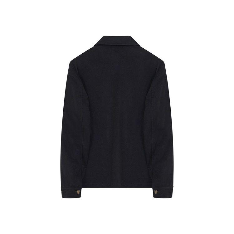 BARBA teget muška jakna od vune i kašmira