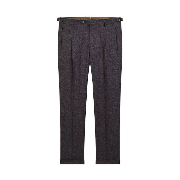 BERWICH tamno sive muške retrolong pantalone