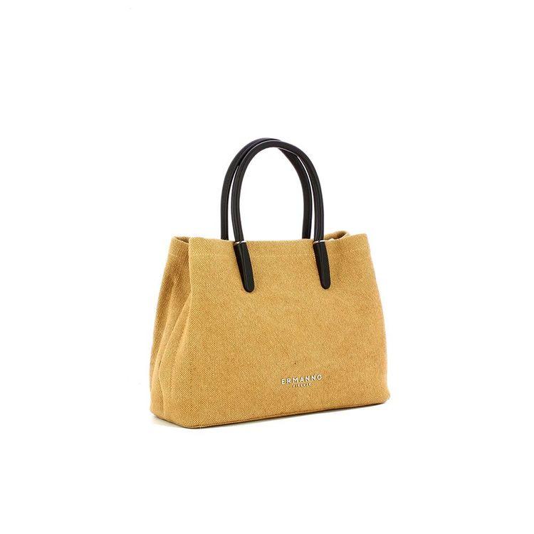 ERMANNO SCERVINO Ada natural ženska tote manja tašna