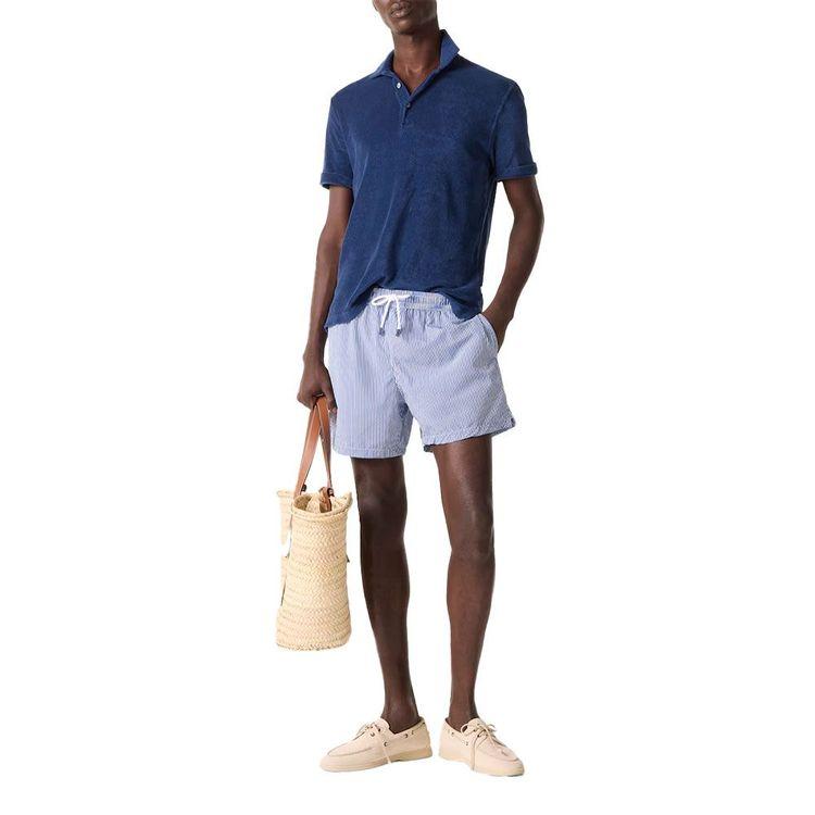 FEDELI indigo plava polo muška majica