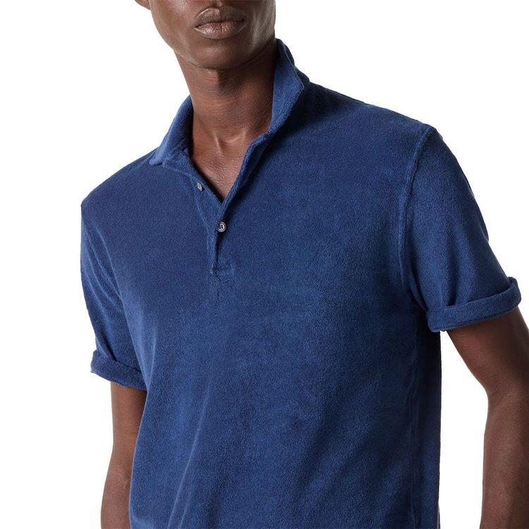 FEDELI indigo plava polo muška majica