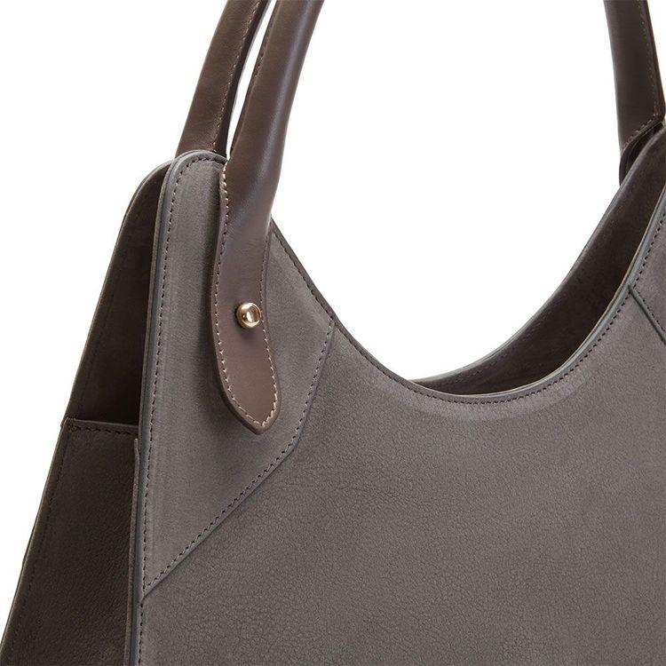 FRATELLI ROSSETTI Emma siva ženska tašna od brušene kože