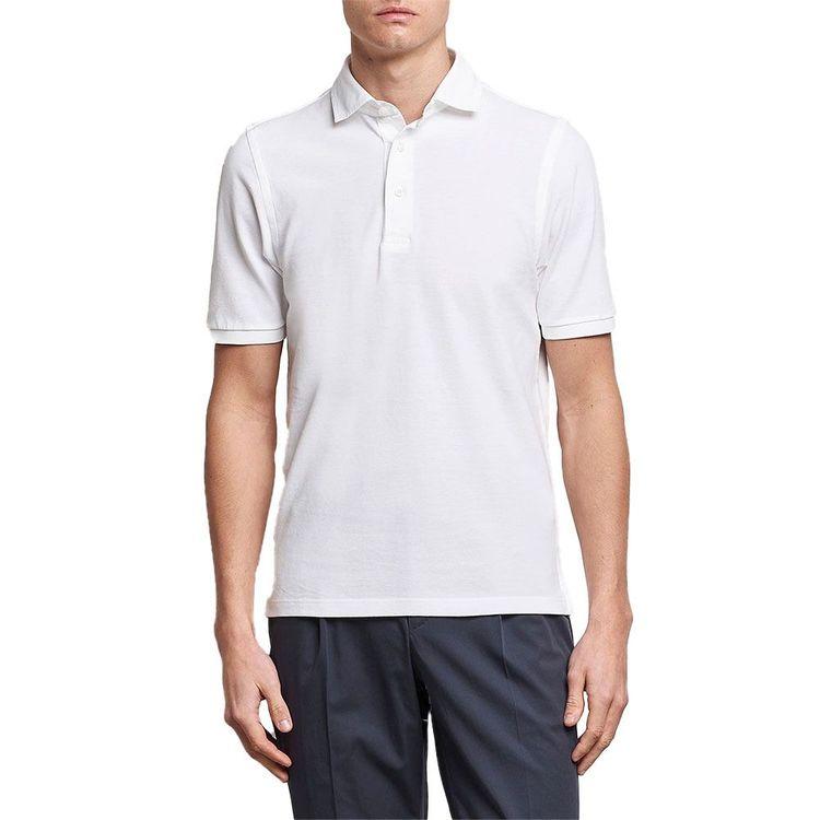 GRAN SASSO bijela polo muška majica