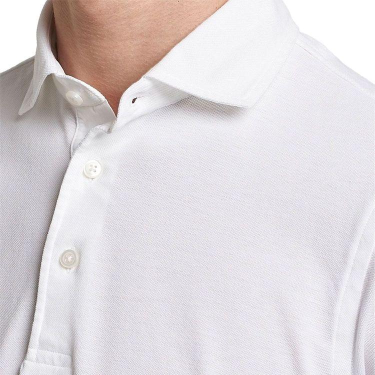 GRAN SASSO bijela polo muška majica