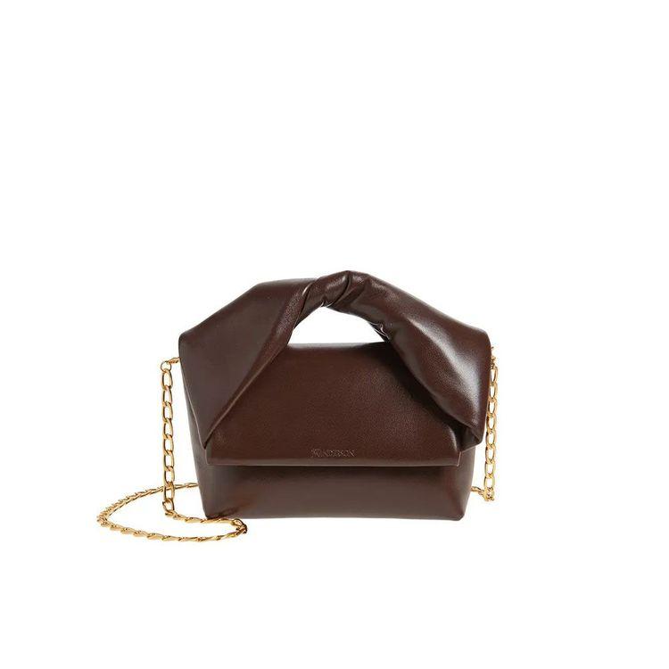 JW ANDERSON Small Twister braon tašna