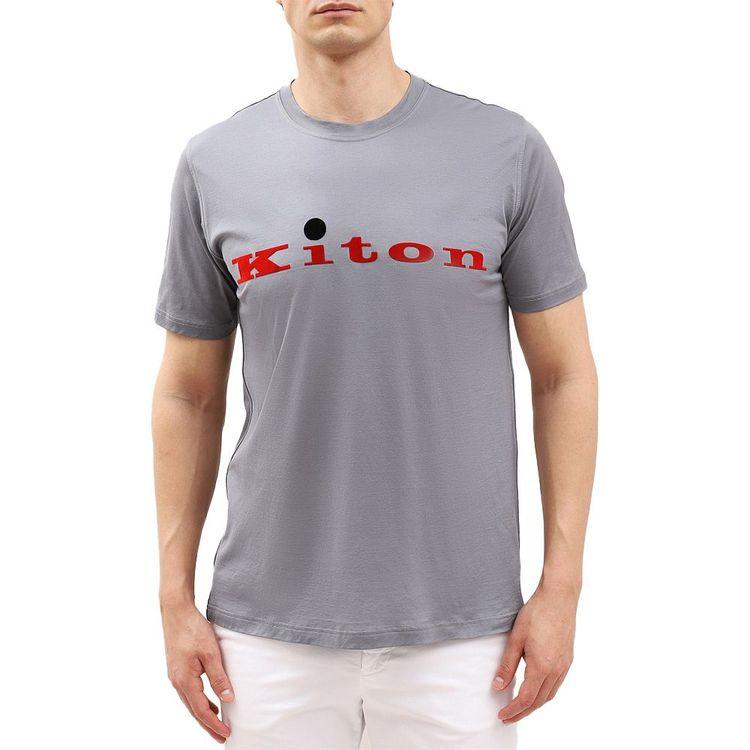 KITON tamno siva muška majica