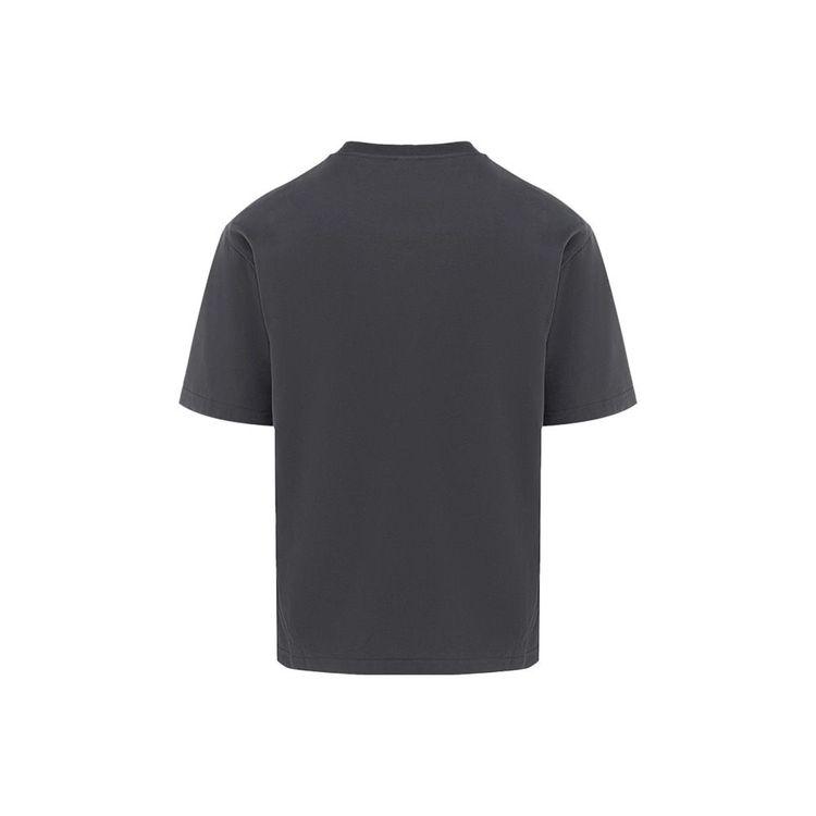 KITON siva muška majica sa nadšivenim logom
