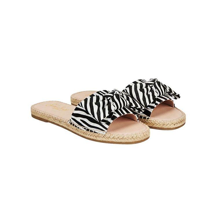 MC2 SAINT BARTH zebraste ženske papuče