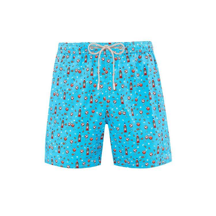 MC2 SAINT BARTH Lightweight muški šorts sa "Aperol Spritz" printom