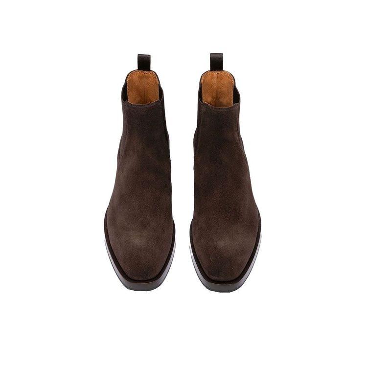 OFFICINE CREATIVE Ortega 003 braon muške polučizme od antilopa