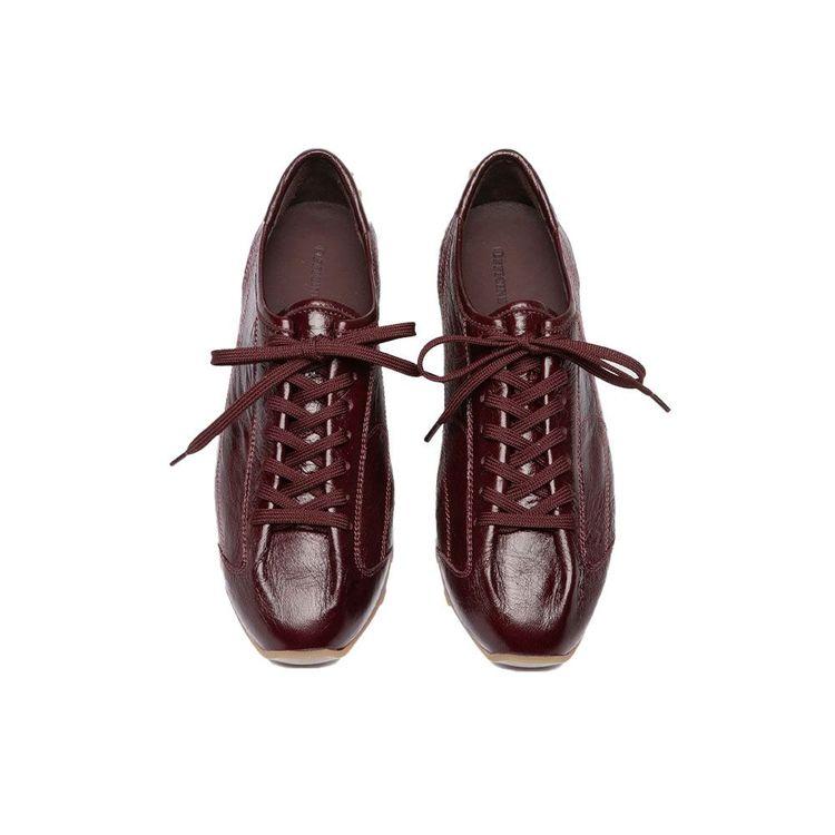 OFFICINE CREATIVE Jarred 102 bordo ženske štepane patike