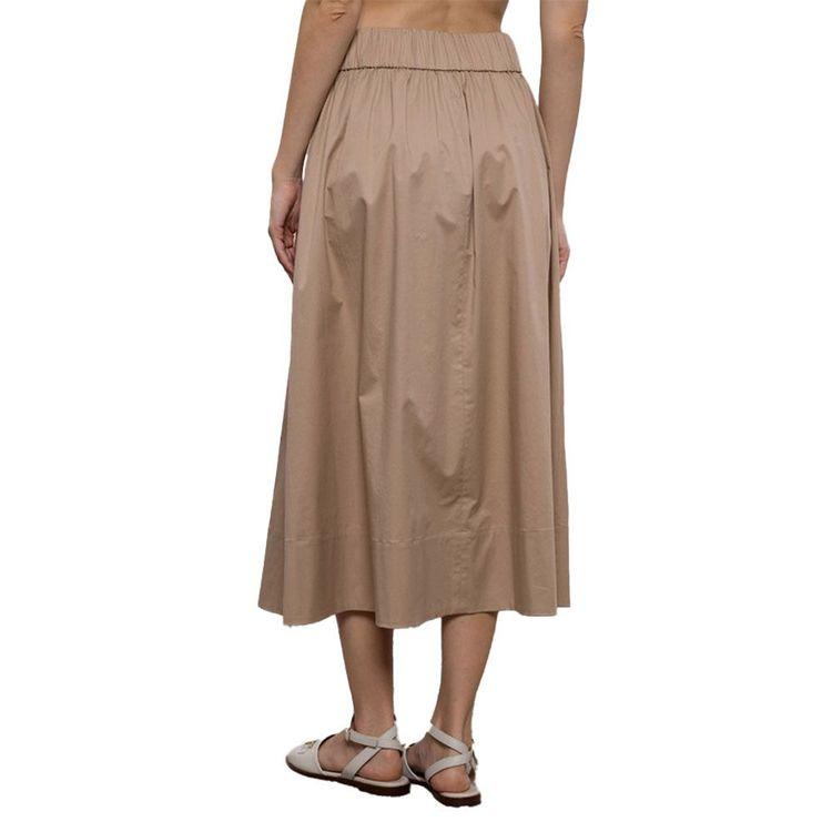 PESERICO bež ženska suknja na falte