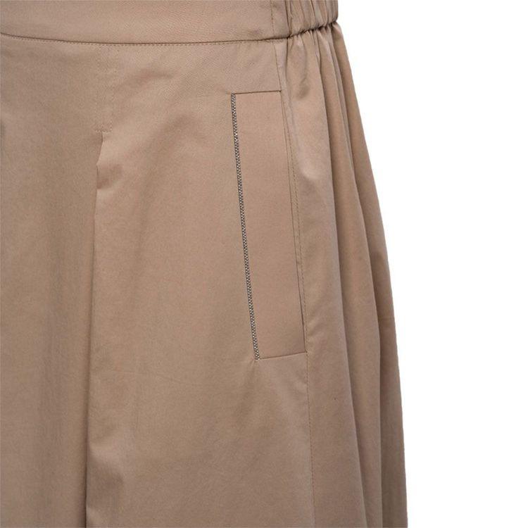 PESERICO bež ženska suknja na falte