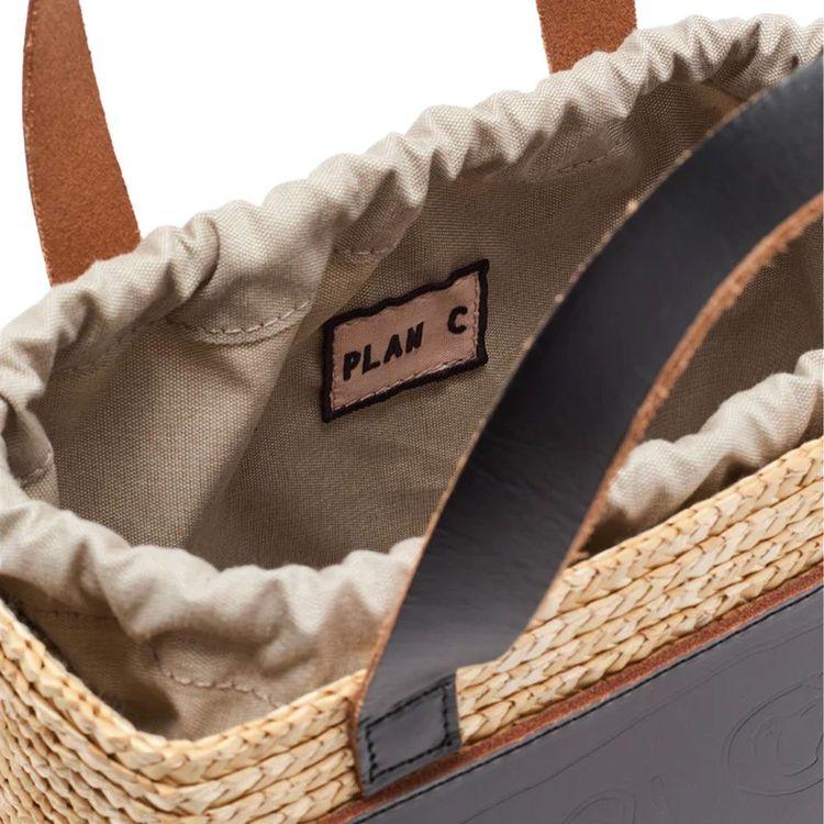 PLAN C ženska slamena mini tašna
