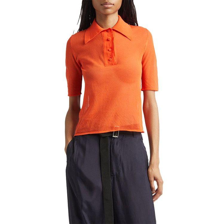PLAN C naranžasta polo ženska majica