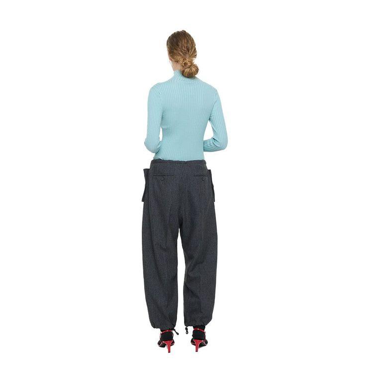 PLAN C sive ženske pantalone